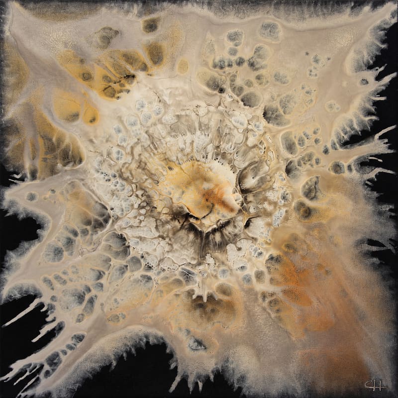 Unfolding I, Acrylic/Resin, Hersée Carine