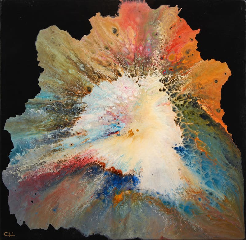 Unfolding, Acrylic/Resin, Hersée Carine
