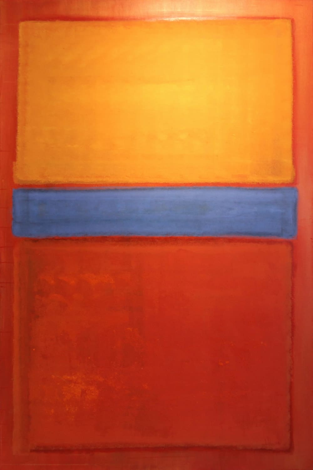 Orange, Red & Blue, Acrylic, Hersée Carine