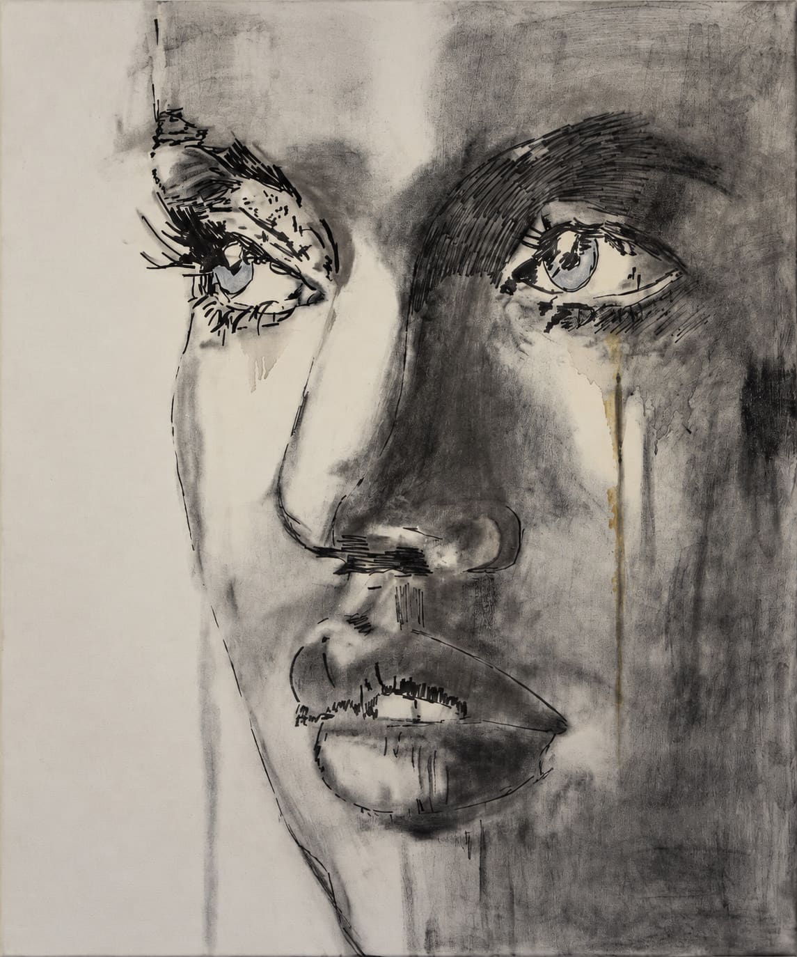 Tear Of Gold, Charcoal/Texture, Hersée Carine