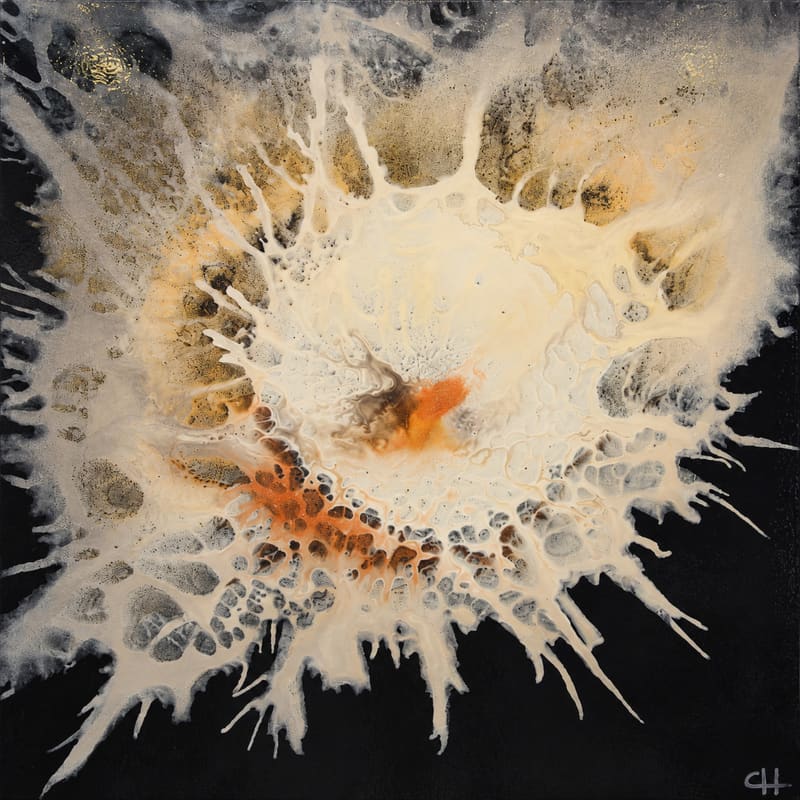 Unfolding II, Acrylic/Resin, Hersée Carine