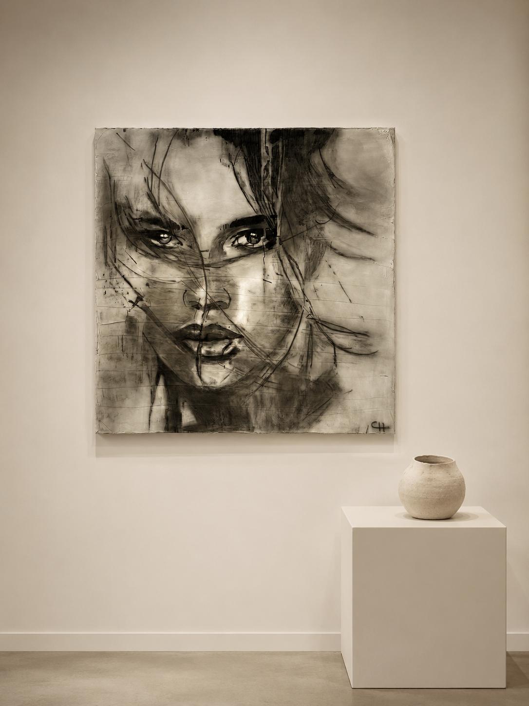 Windswept, Mixed media, CH